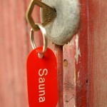 A Key in the Lock of a Sauna Room www.adventuresinexpatland.com