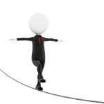 David Castillo Dominici's photo of a figure balancing on a tightrope www.adventuresinexpatland.com