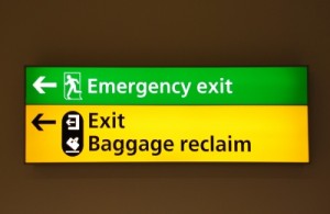 Emergency Exit and Baggage Claim Sign photo by Artur84 on Freedigitalphotos.net